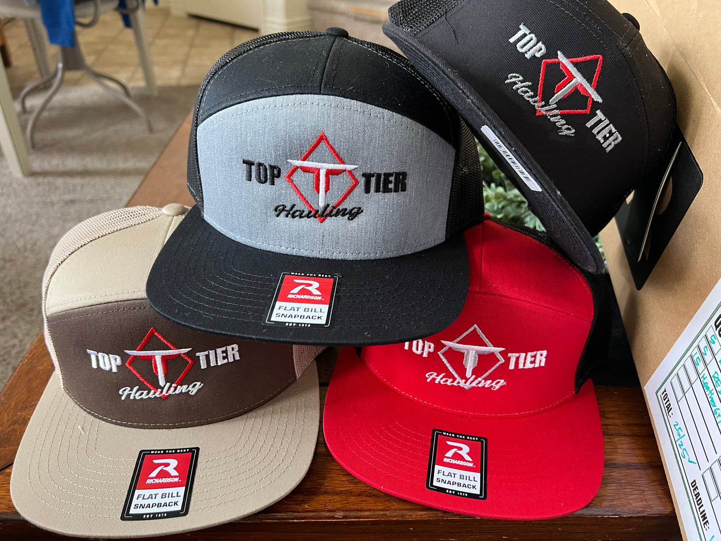 Premium Branded Hats (Embroidery)